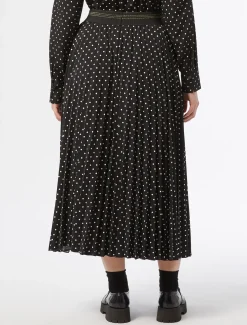 Gonna lunga in jersey plissé