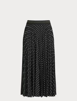 Gonna lunga in jersey plissé