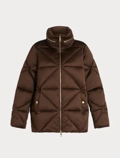 Imbottito corto in raso antigoccia