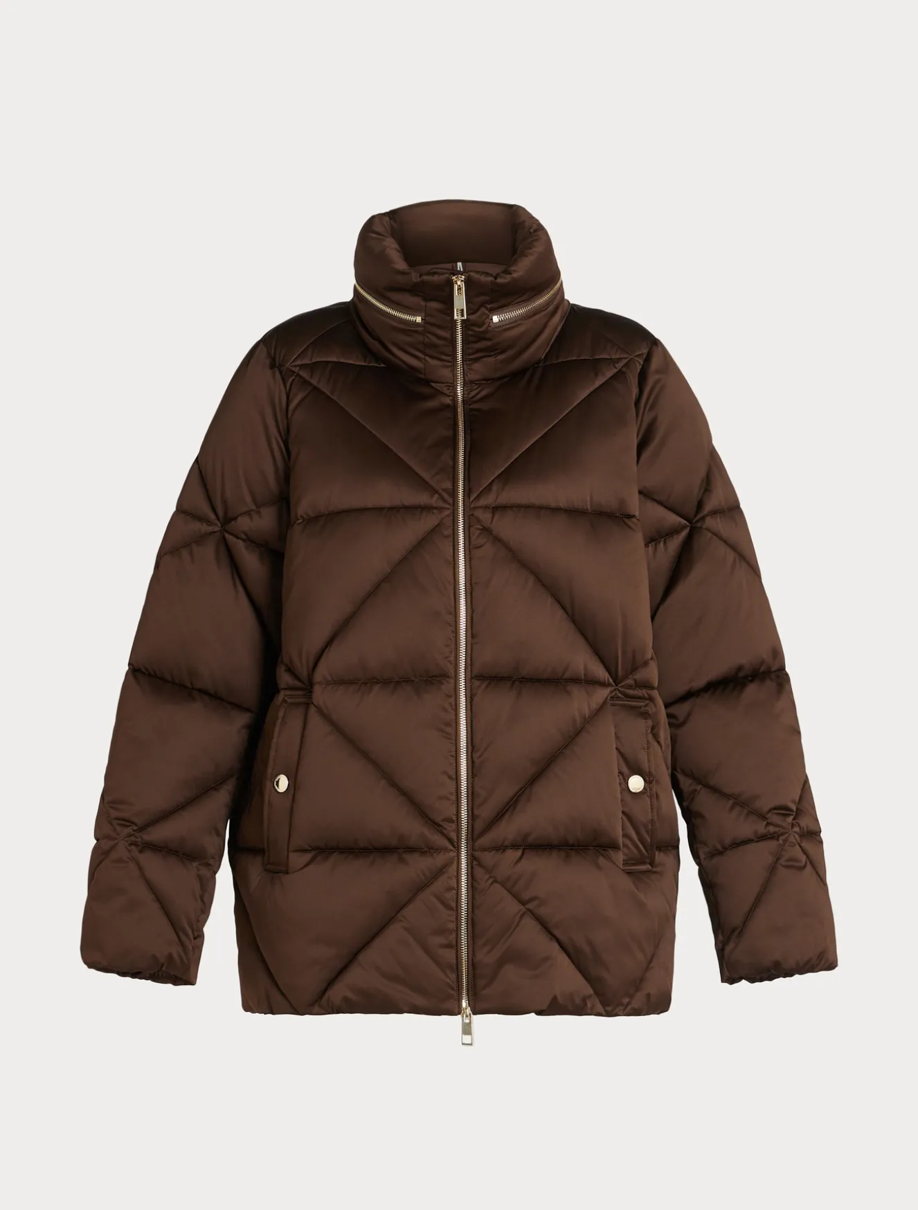 Imbottito corto in raso antigoccia