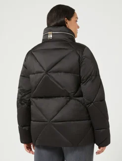 Imbottito corto in raso antigoccia