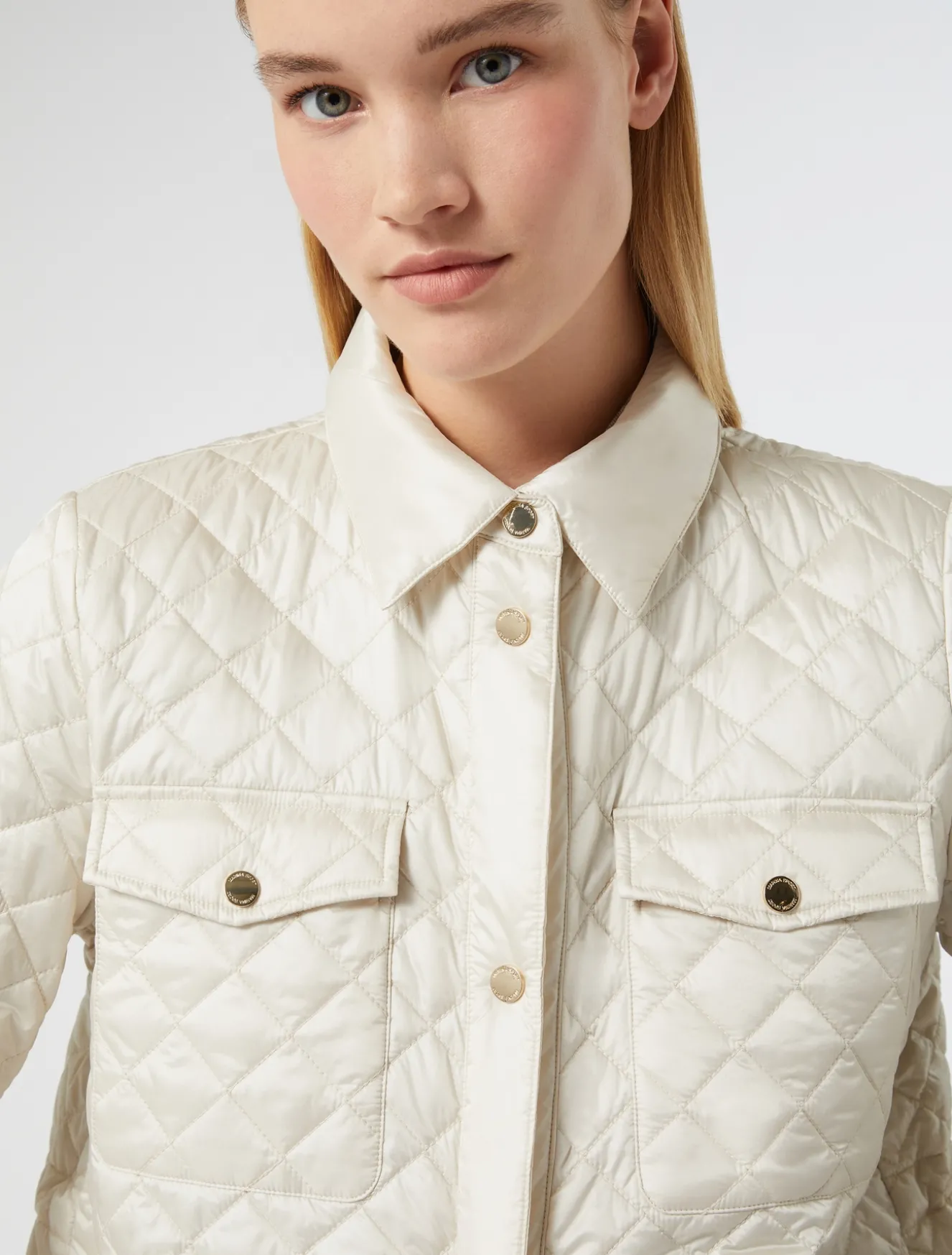 Imbottito in tela di nylon cangiante