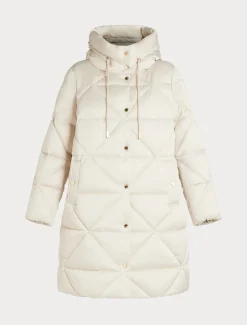 Imbottito lungo in raso antigoccia