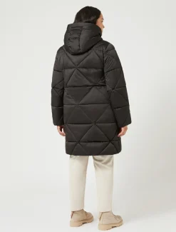 Imbottito lungo in raso antigoccia