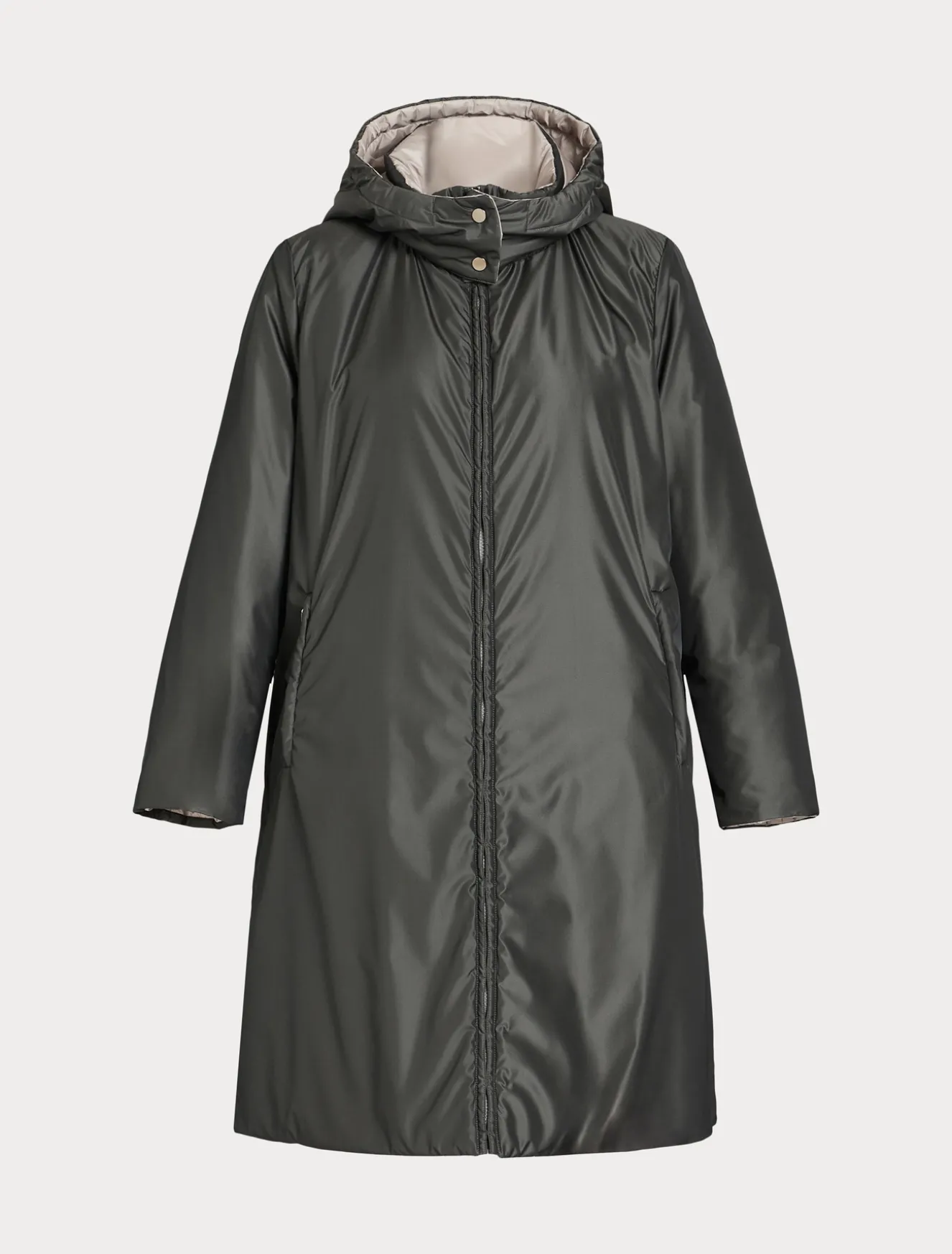 Imbottito reversibile in taffetà