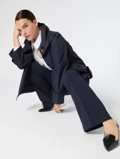 Impermeabile in twill di misto cotone