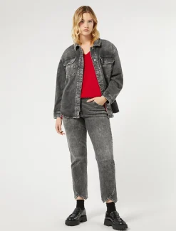 Jeans in denim di cotone