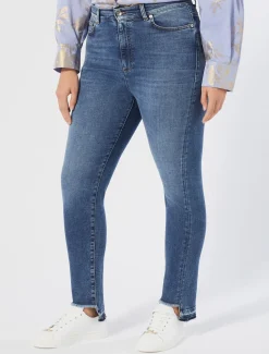 Jeans in denim di cotone