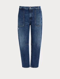 Jeans in denim di misto cotone