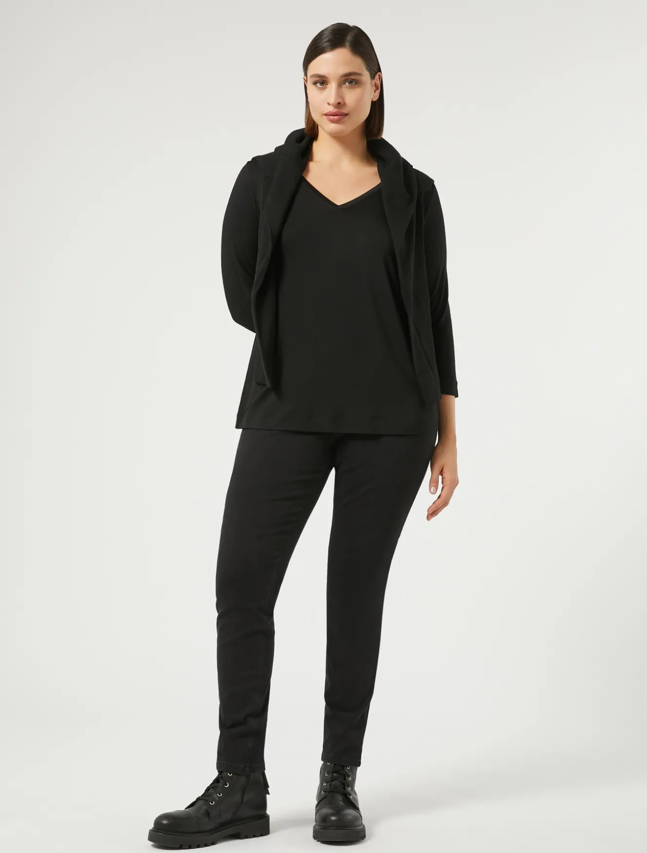 Jeans leggings fit in jersey denim