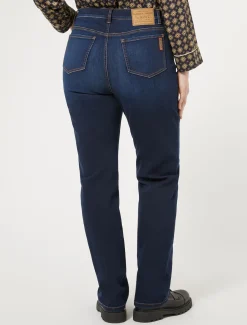 Jeans regular in denim indaco
