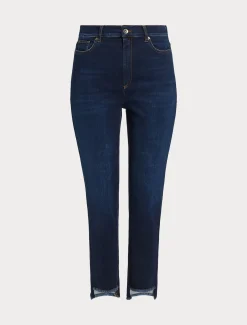 Jeans slim fit in denim indaco