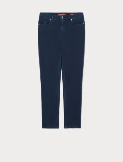 Jeans Wonder fit in denim compatto