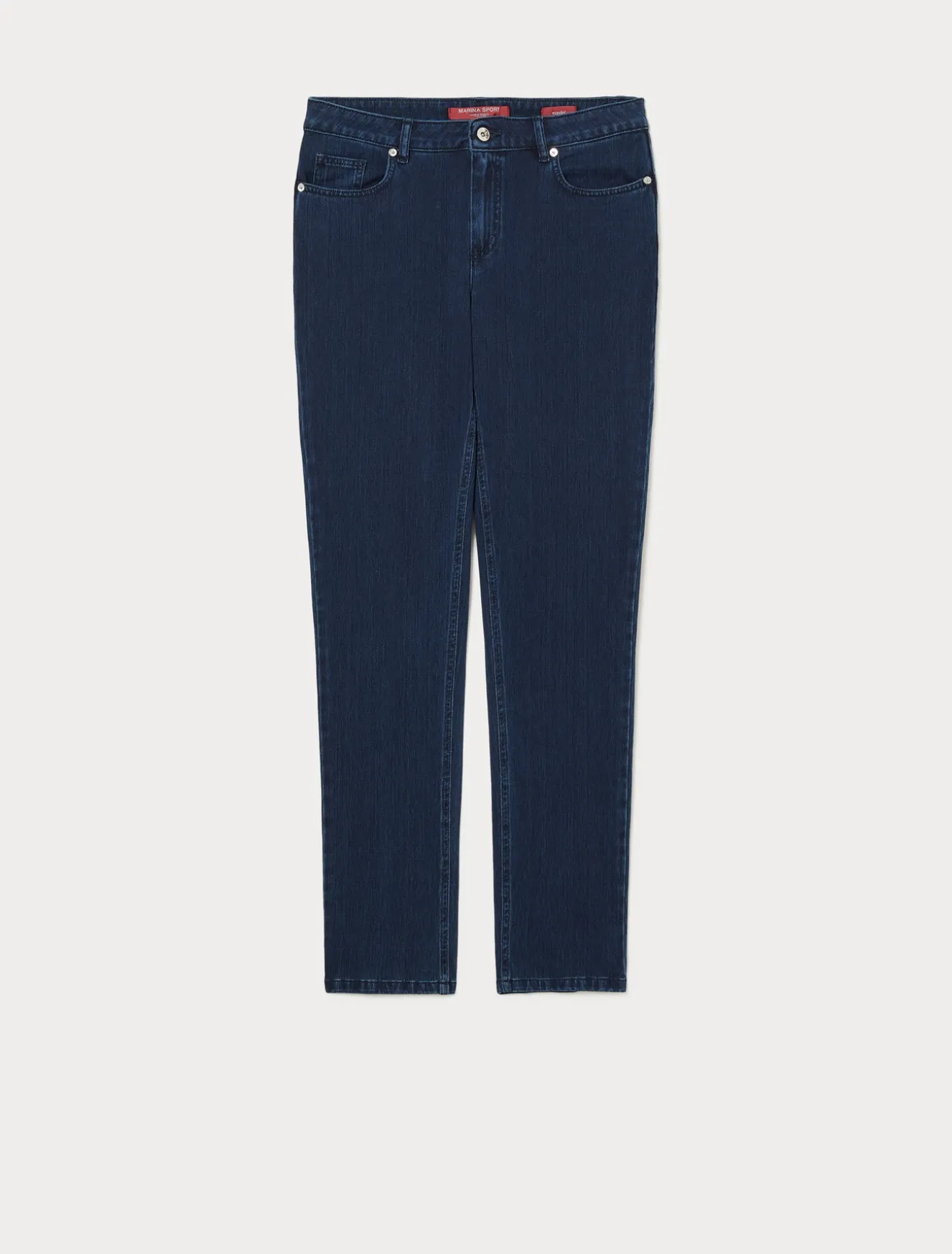 Jeans Wonder fit in denim compatto