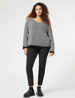 Leggings in denim di cotone stretch