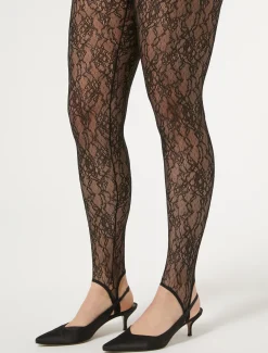 Leggings in pizzo stretch