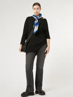 Maglia asimmetrica in lana