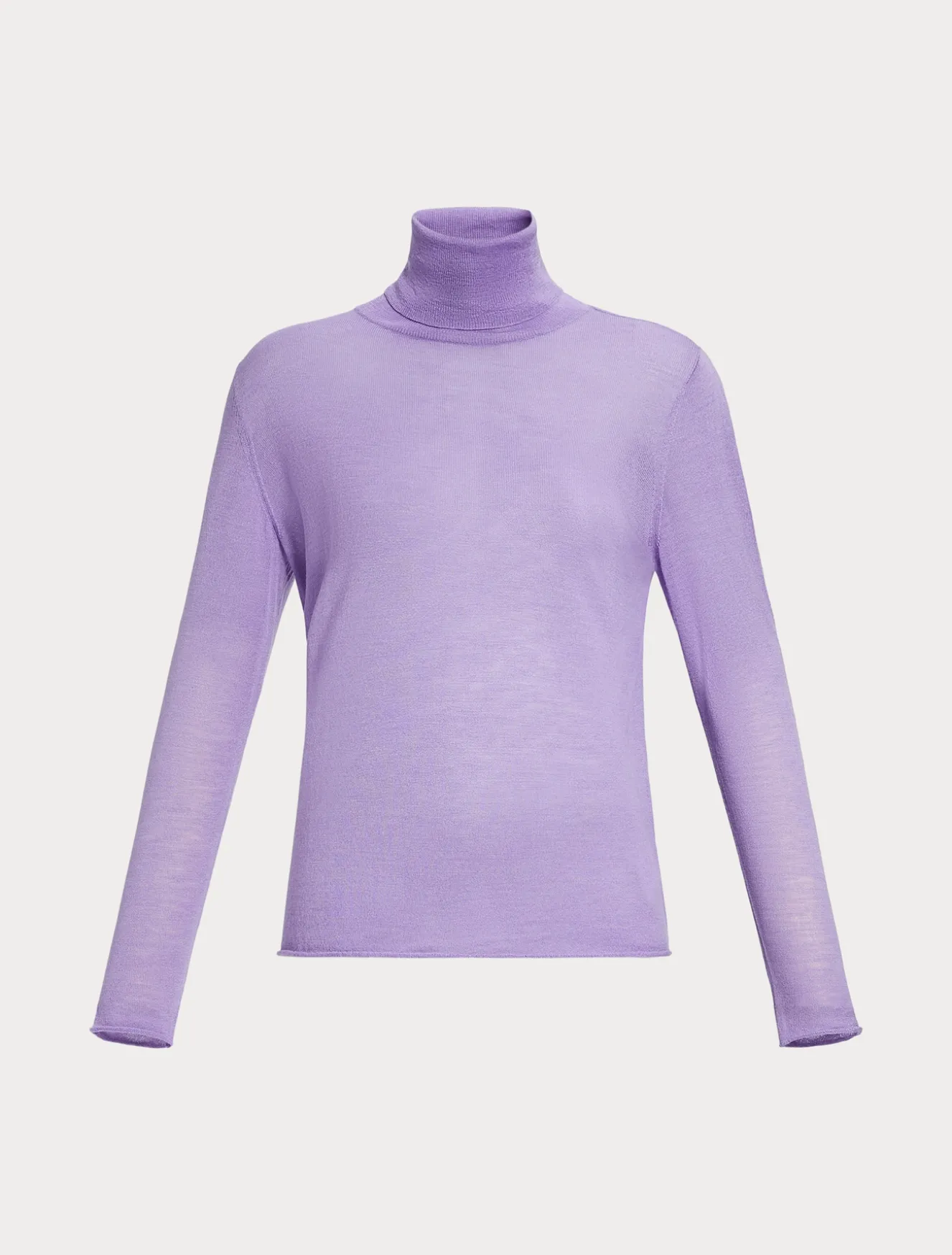 Maglia dolcevita in seta e cachemire