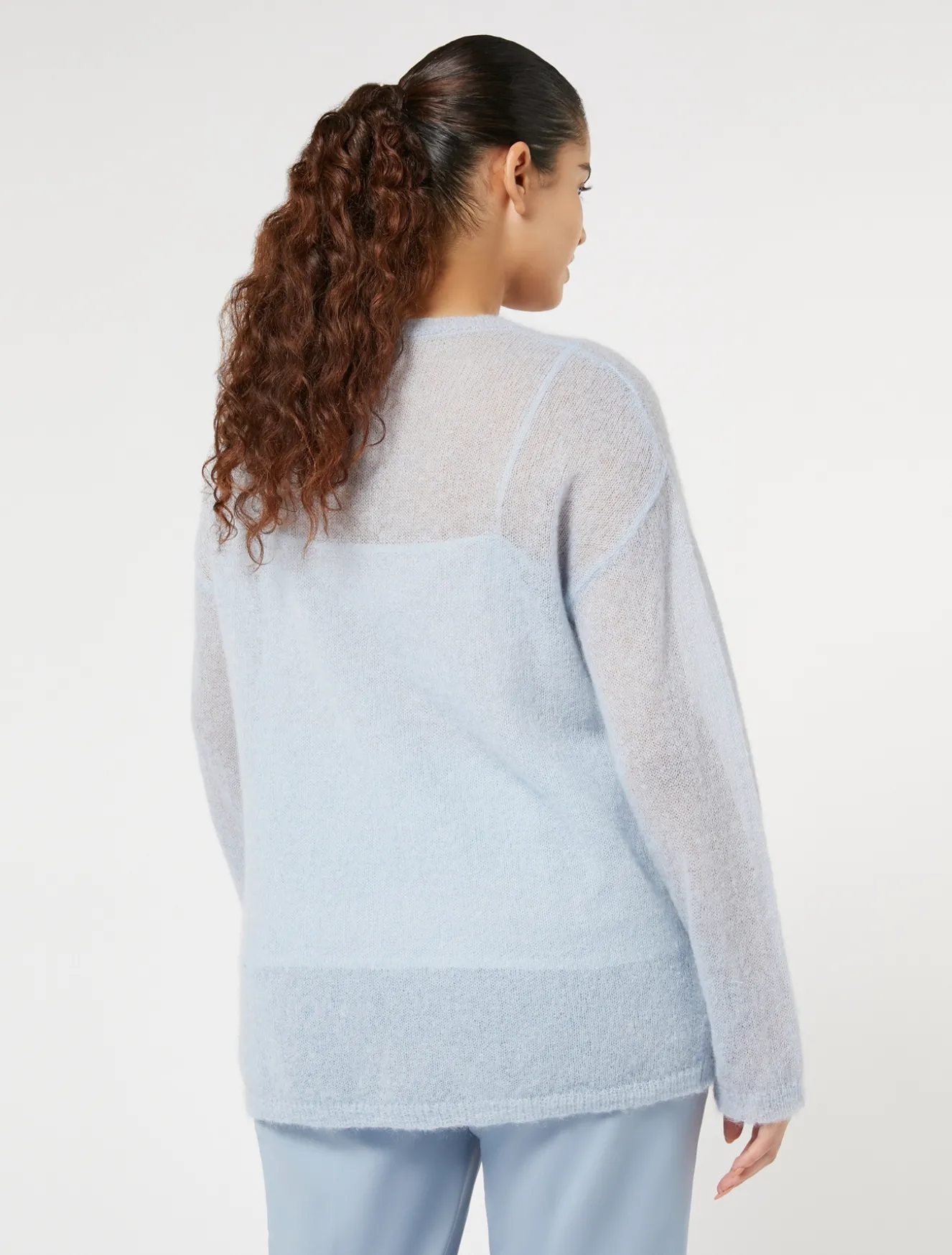 Maglia in alpaca e mohair