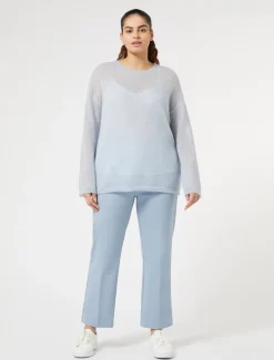 Maglia in alpaca e mohair