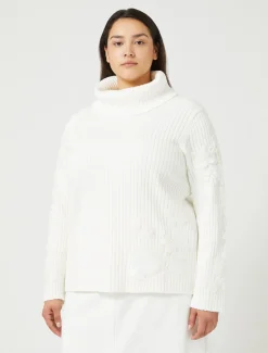 Maglia in cotone con ricami