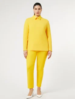 Maglia in cotone crêpe