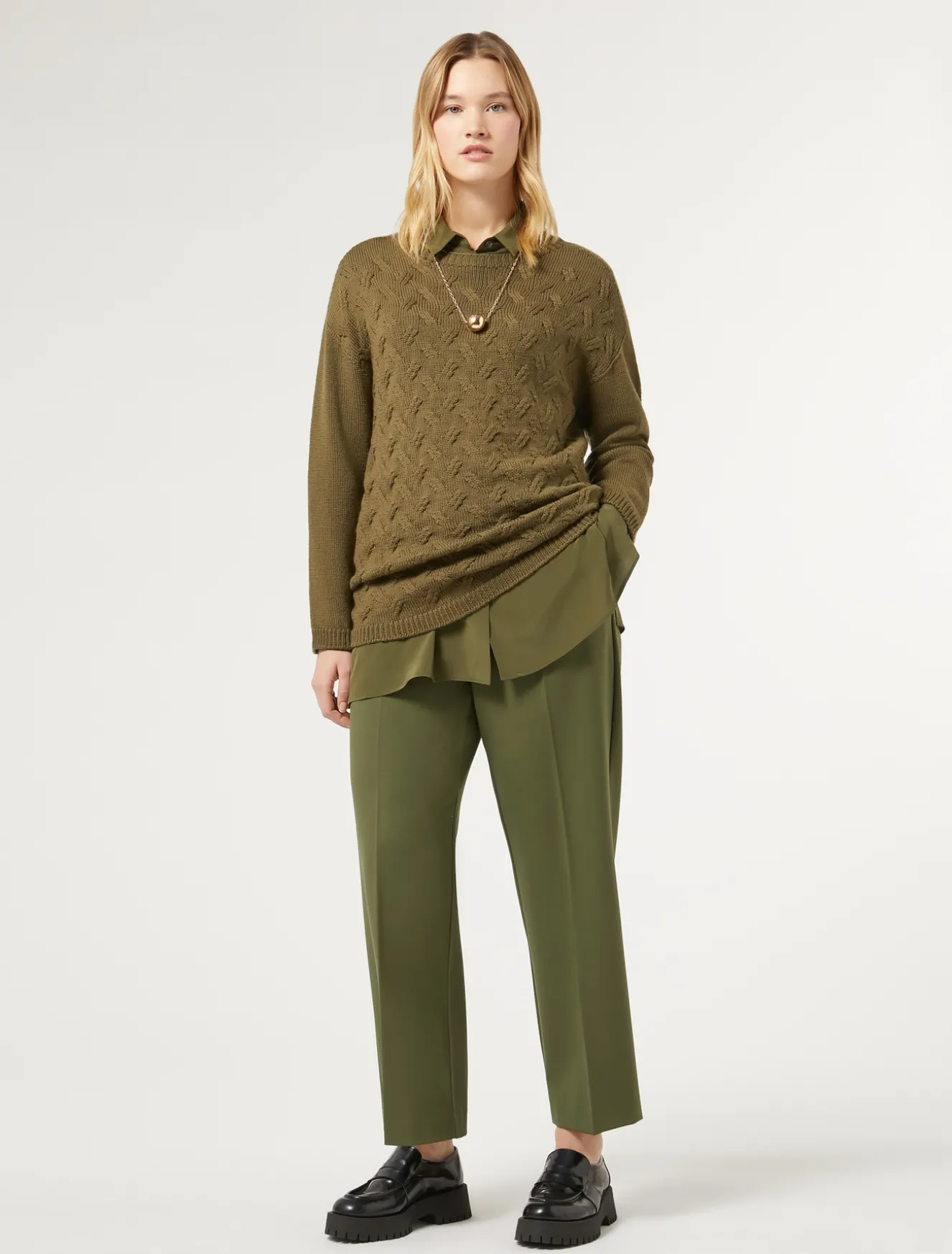 Maglia in lana e lurex