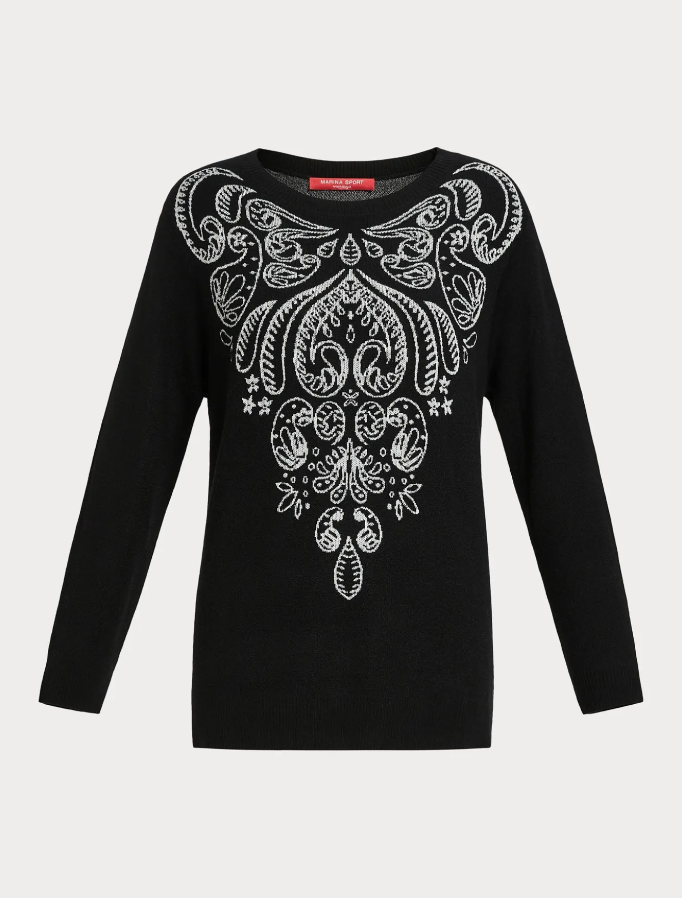 Maglia in lana e viscosa