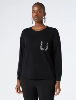 Maglia in lana, seta e cachemire