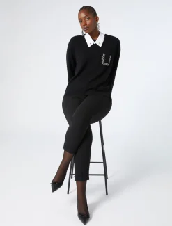 Maglia in lana, seta e cachemire