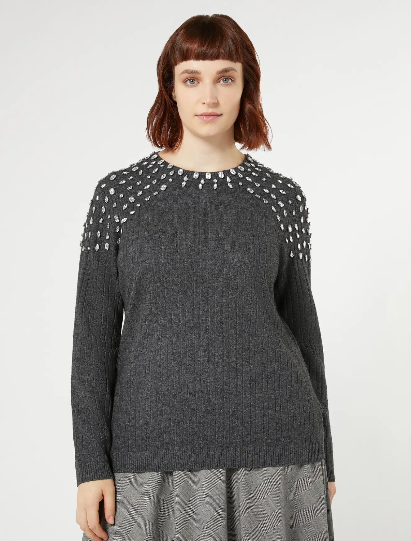 Maglia in misto cachemire