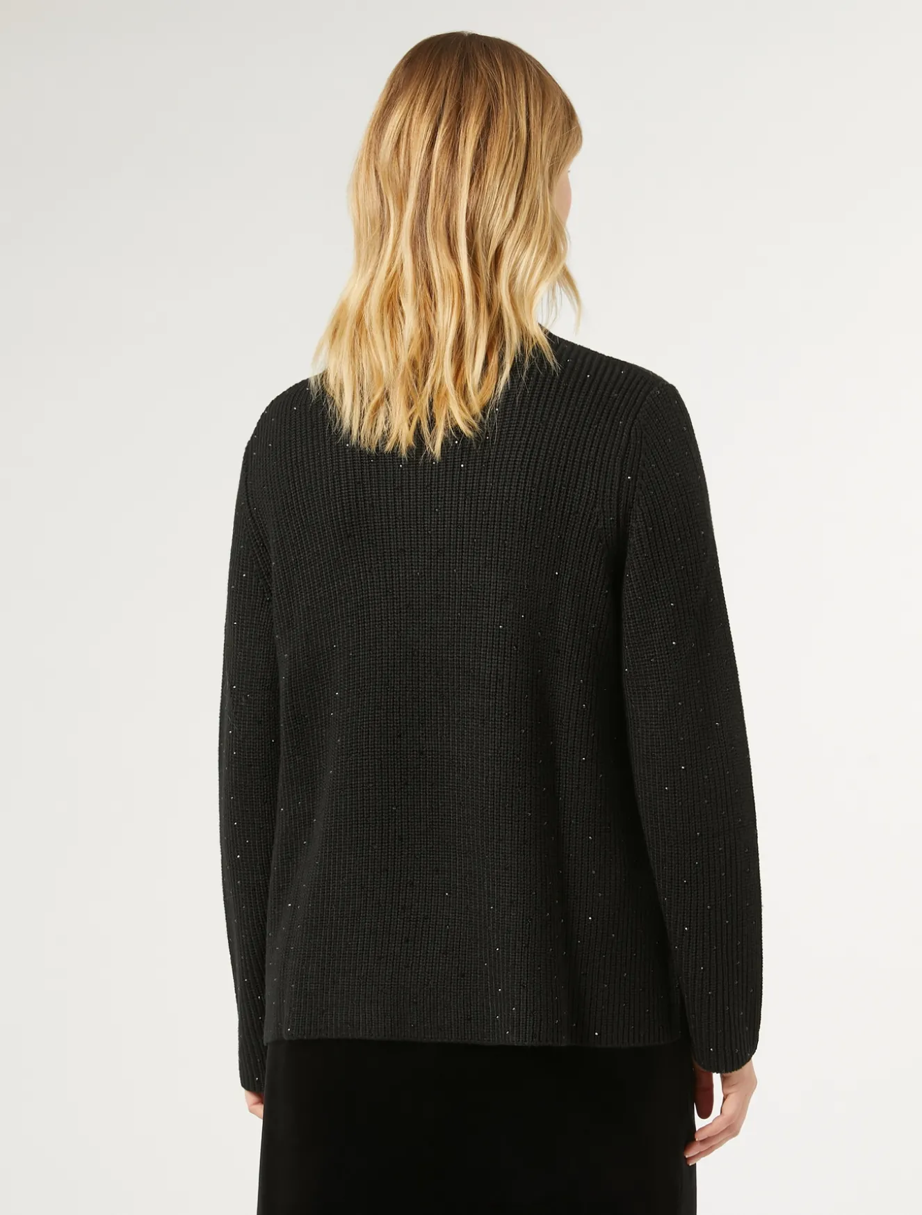 Maglia in misto lana con strass