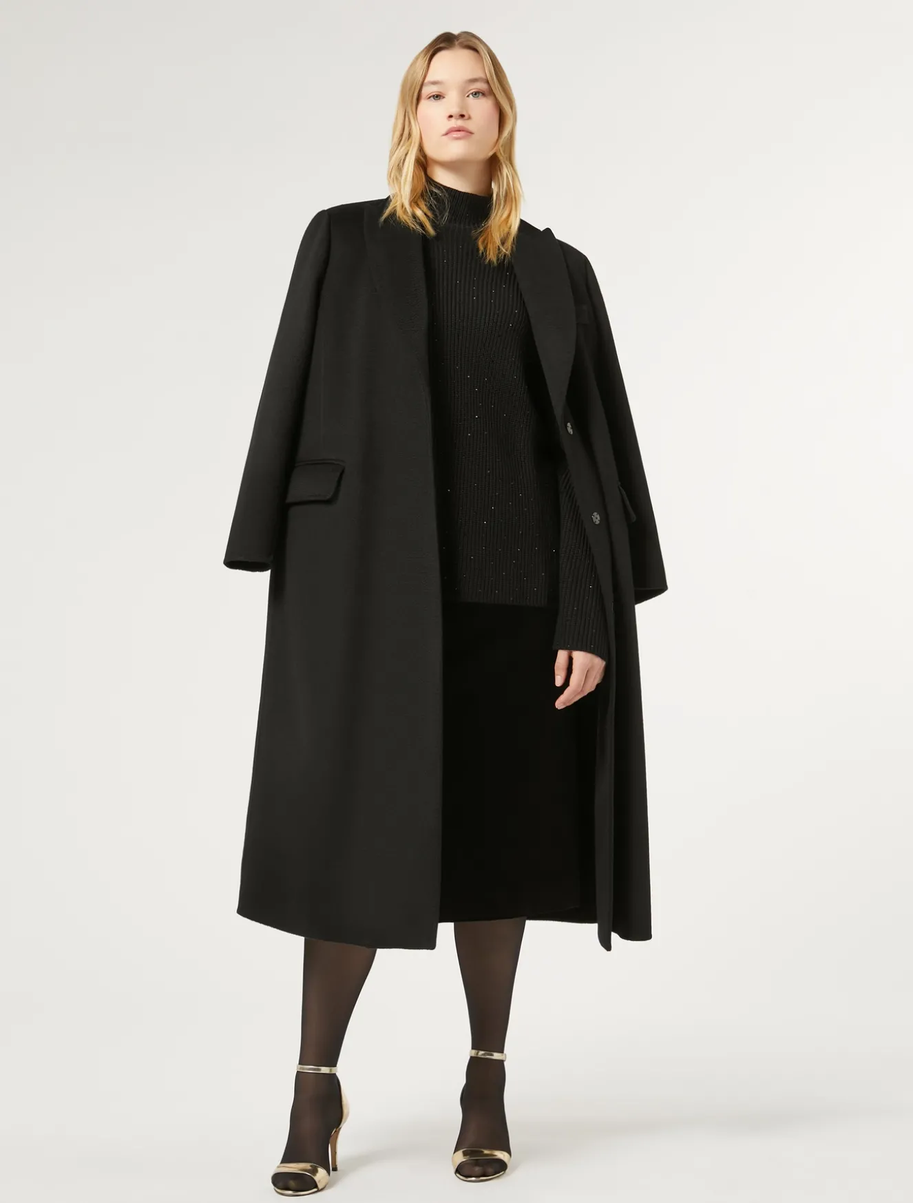 Maglia in misto lana con strass