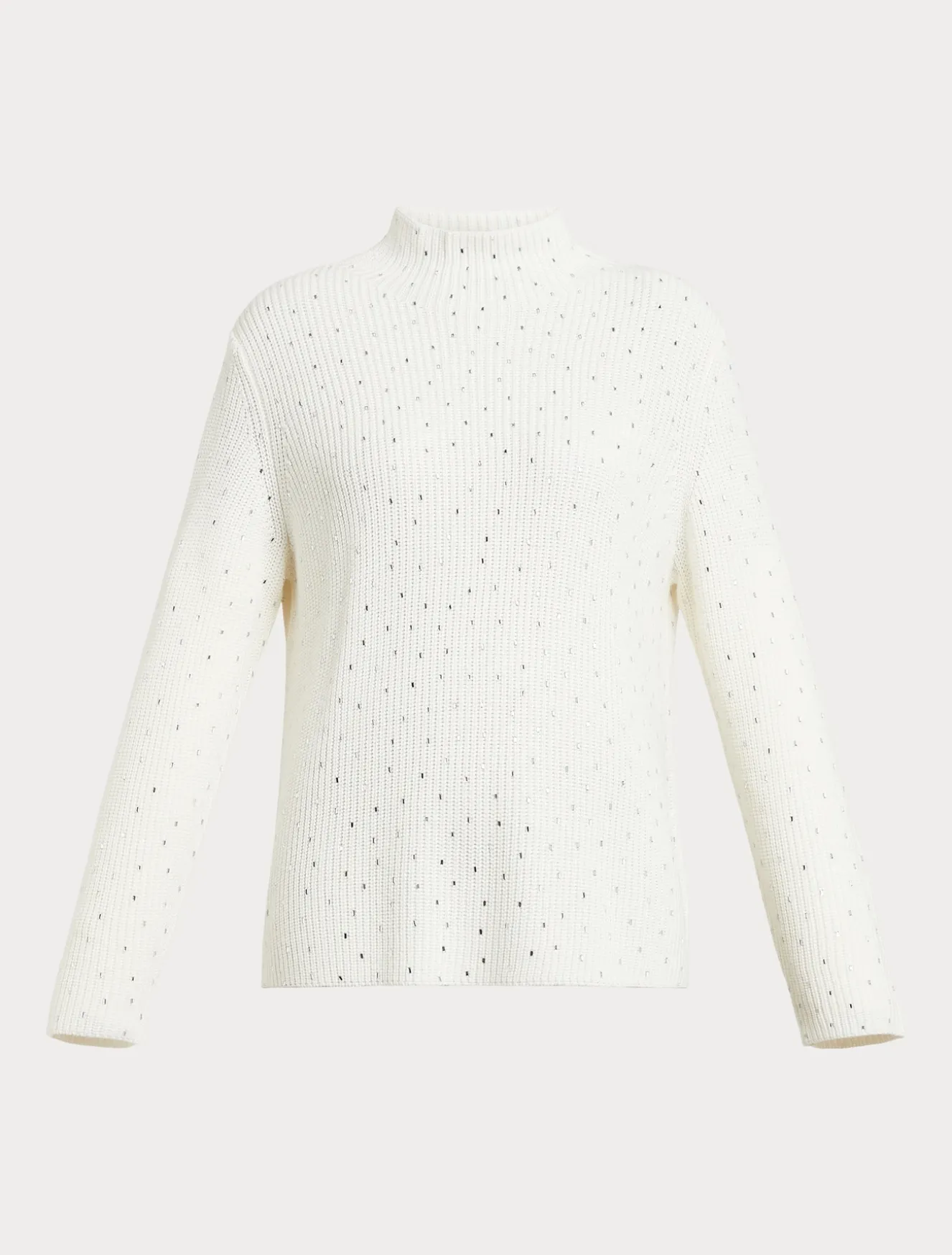 Maglia in misto lana con strass