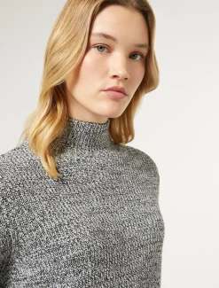 Maglia in misto lana con strass