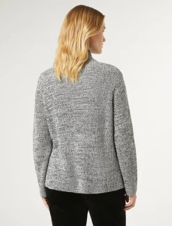 Maglia in misto lana con strass