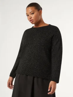 Maglia in misto lana e lurex