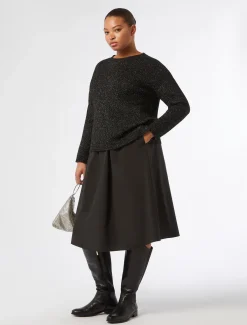 Maglia in misto lana e lurex