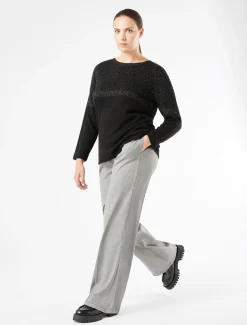 Maglia in misto lana e viscosa