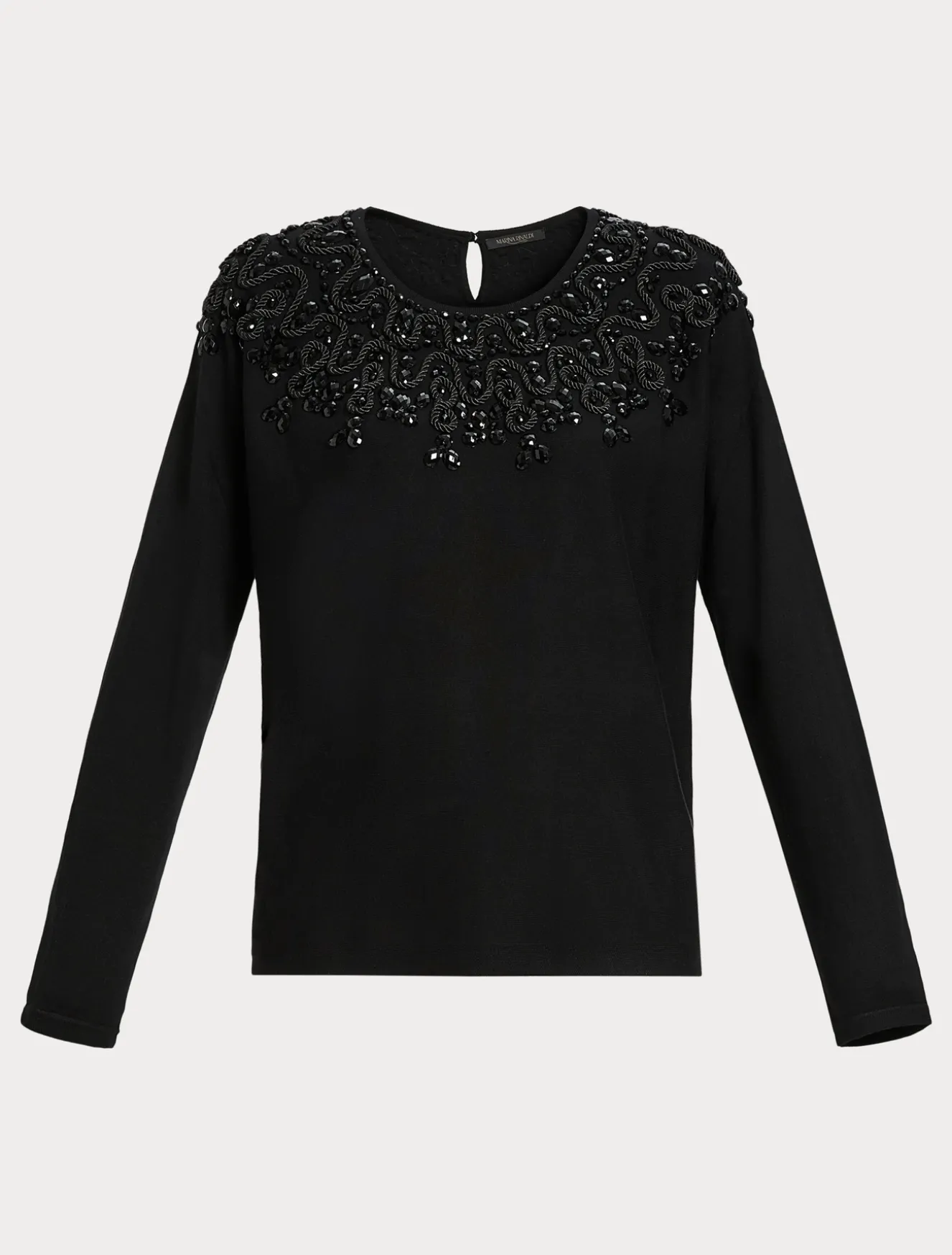 Maglia in viscosa con ricamo