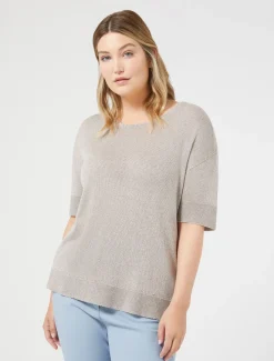 Maglia in viscosa lurex