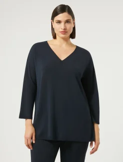 Maglia in viscosa stretch crêpe