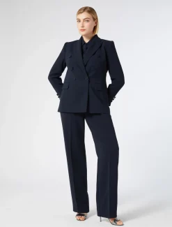 Pantaloni a sigaretta in triacetato