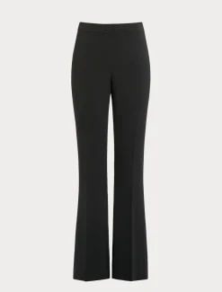 Pantaloni flare in cady