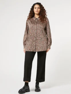 Pantaloni in bull di cotone stretch