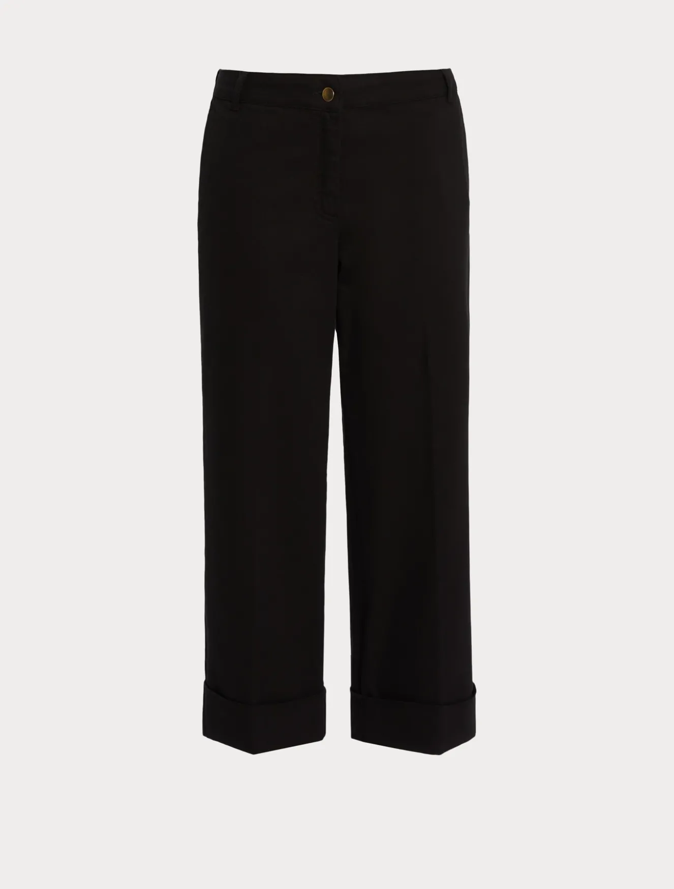 Pantaloni in bull di cotone stretch