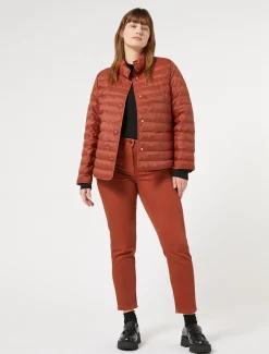 Pantaloni in bull di cotone stretch