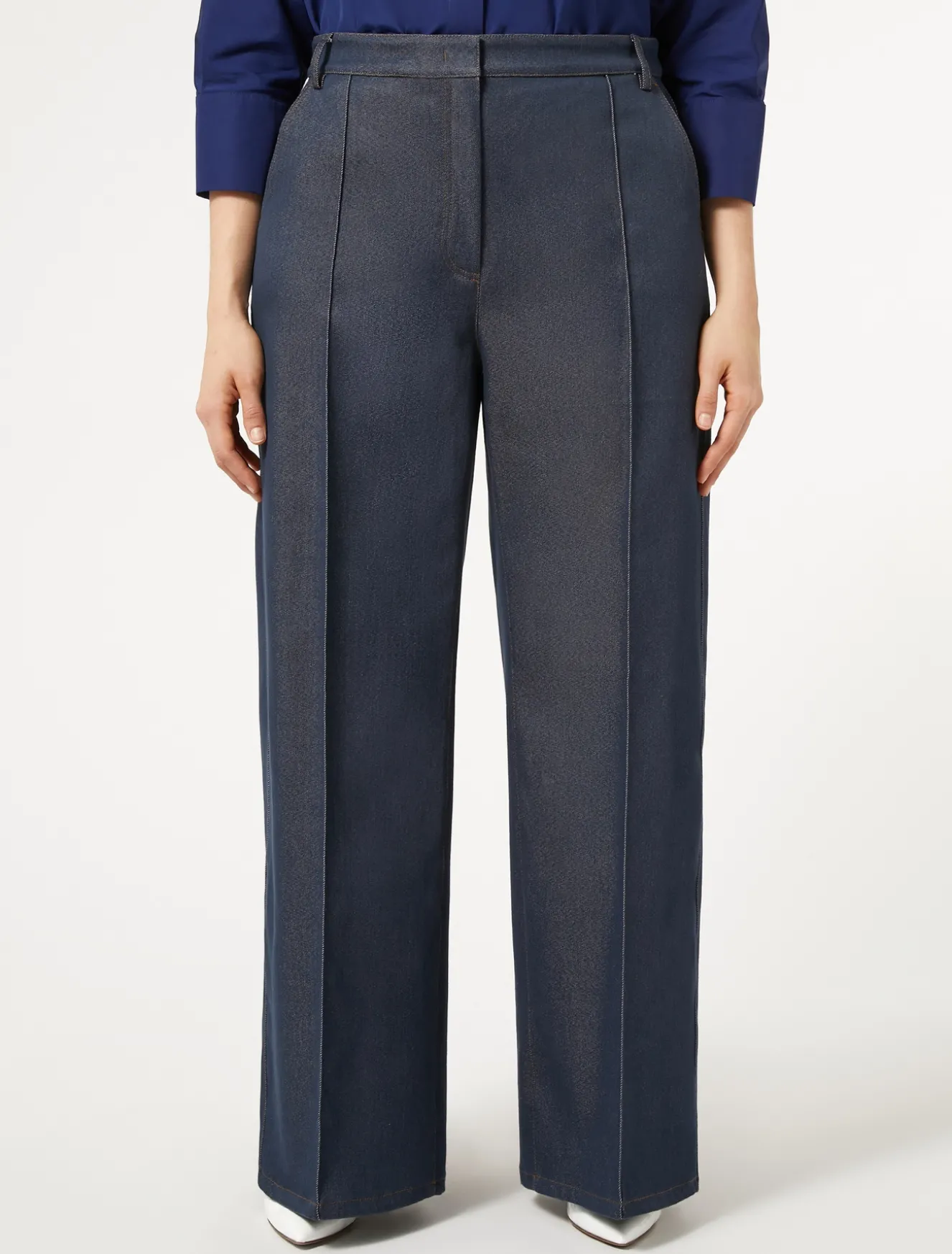 Pantaloni in bull di cotone