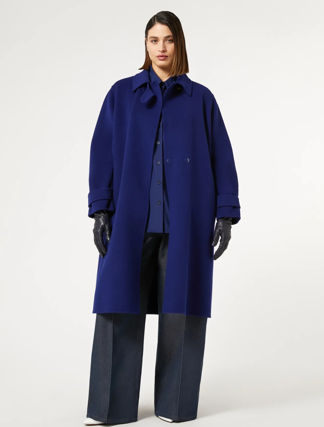 Pantaloni in bull di cotone