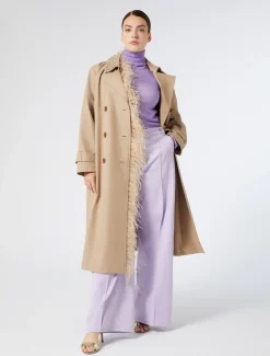 Pantaloni in bull di cotone